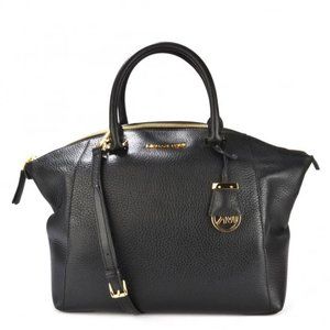 Michael Kors Black Large Riley Satchel